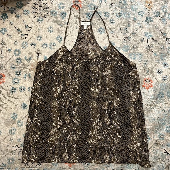 Joie Tops - Joie 100% Silk Snake Print Pocket Cami Size Medium
